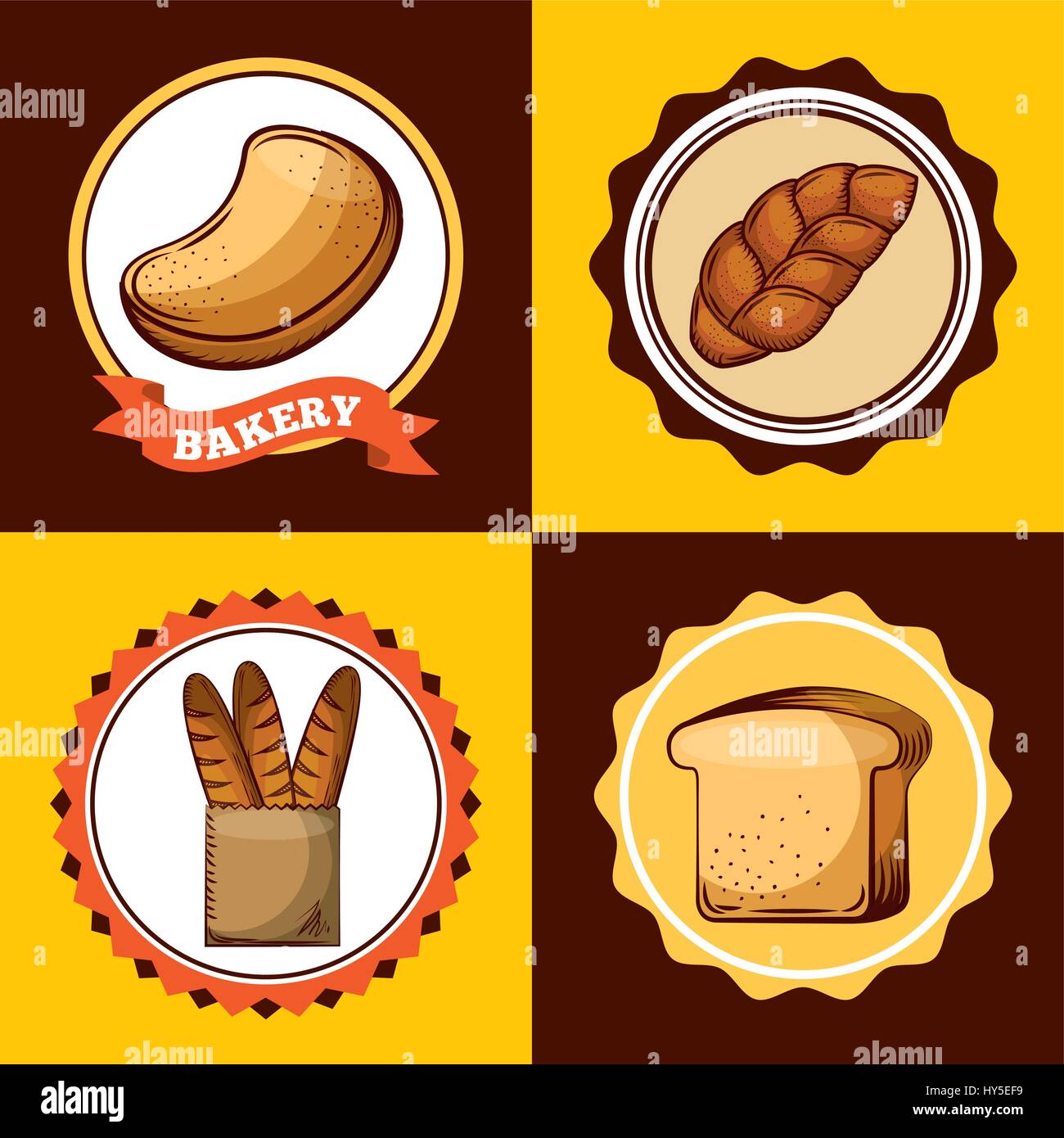 bakery shop always fresh Stock Vector Image & Art - Alamy