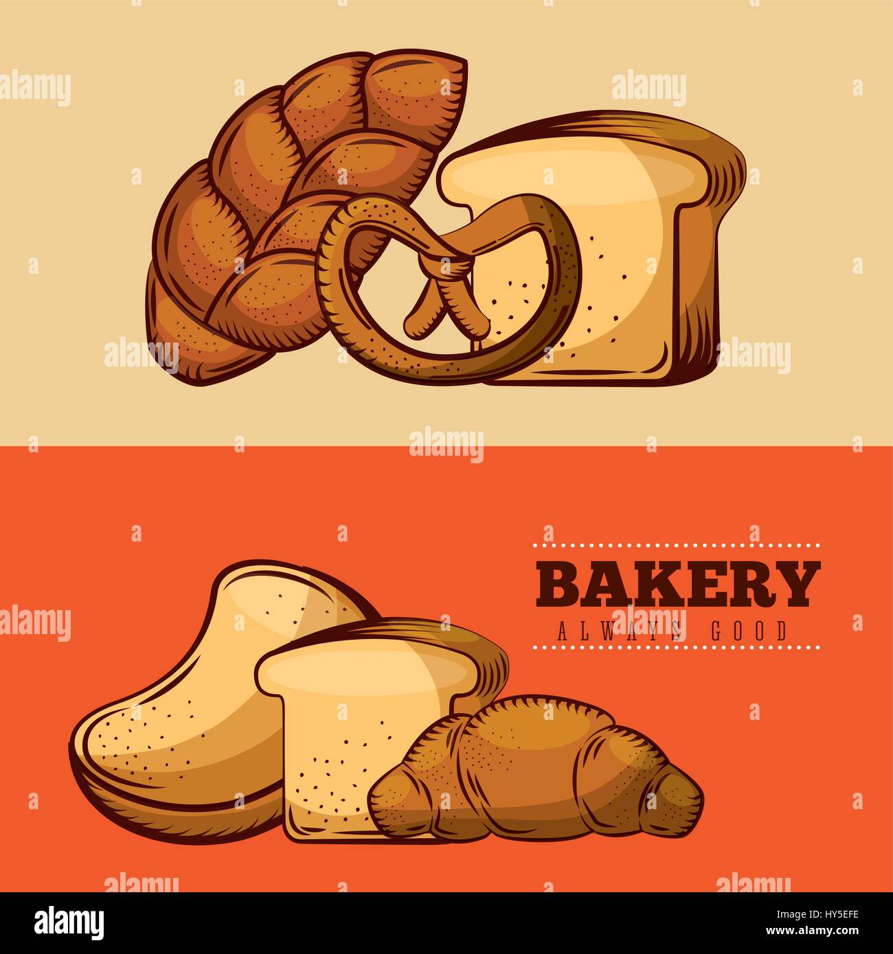 bakery shop always fresh Stock Vector Image & Art - Alamy