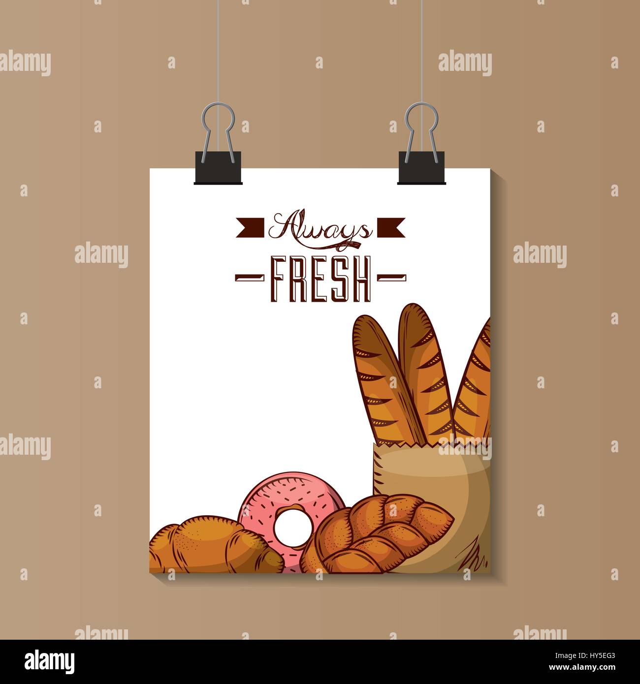 delicious bread bakery shop Stock Vector Image & Art - Alamy