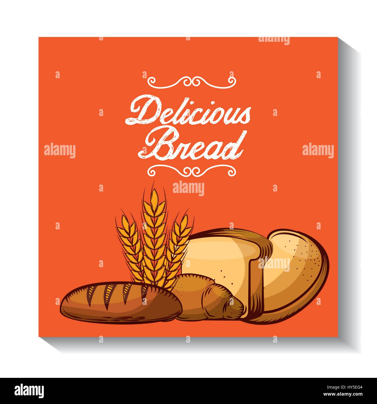delicious bread bakery shop Stock Vector Image & Art Alamy