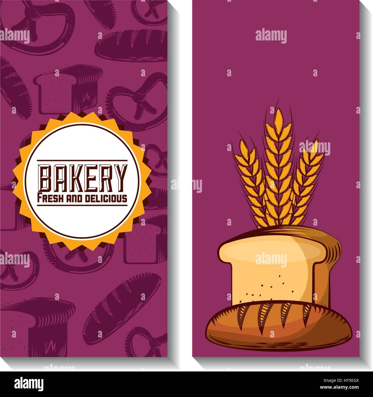 bakery shop always fresh Stock Vector Image & Art - Alamy