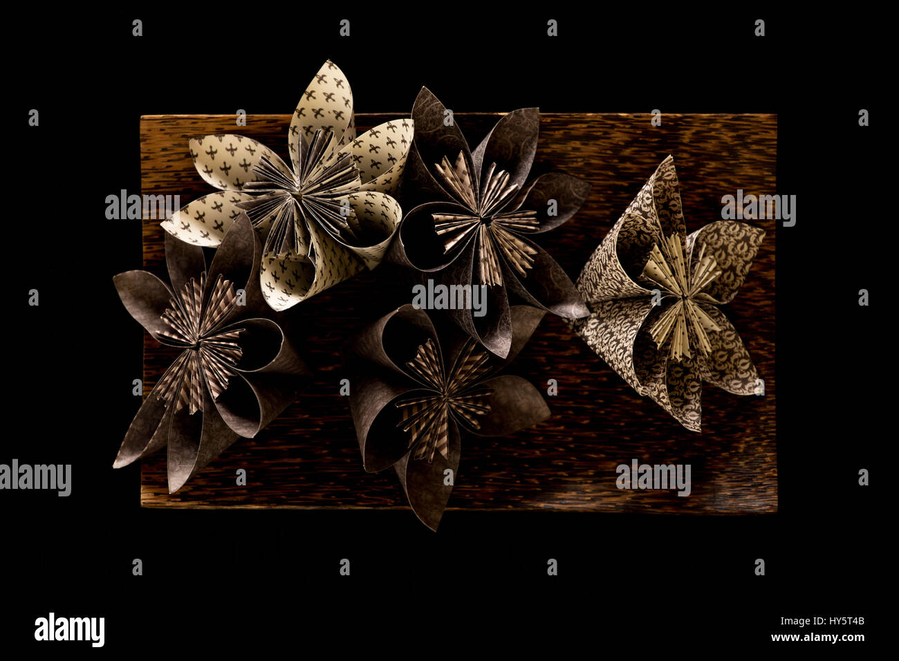 Paper craft black background art craft hi-res stock photography and ...