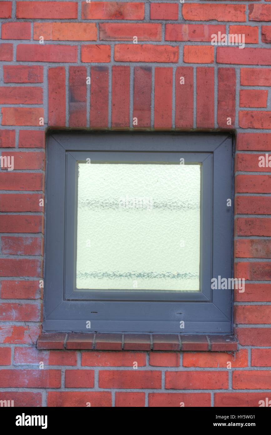 Enlightened Plastic Window Stock Photo