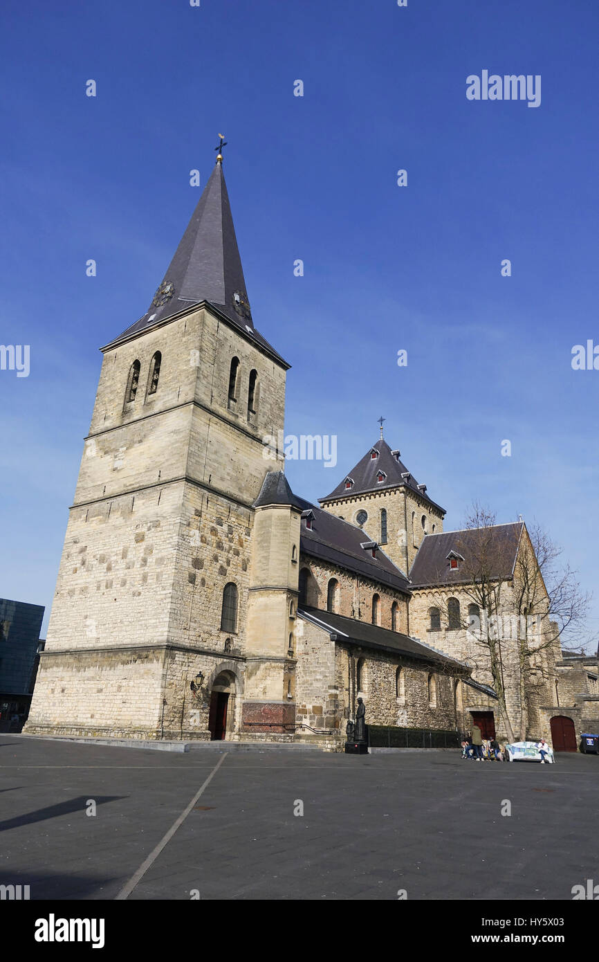 The Pancratiuskerk, St. Pancras Church, Roman Catholic church in Heerlen, Limburg, Netherlands. Stock Photo