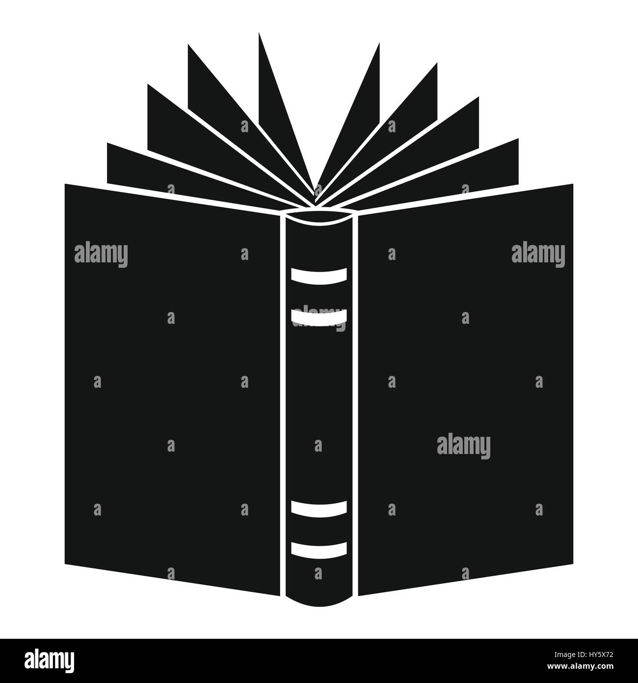 Open thick book icon, simple style Stock Vector Image & Art - Alamy
