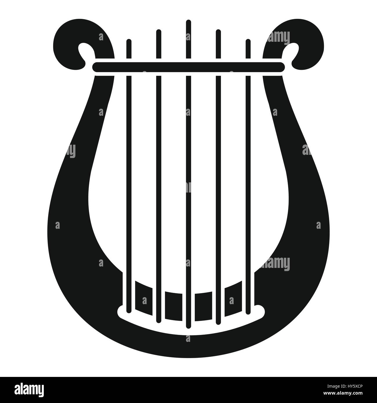 Harp icon, simple style Stock Vector Image & Art - Alamy