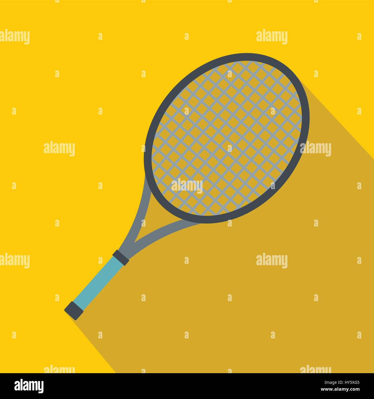 Tennis racket icon, flat style Stock Vector Image & Art - Alamy