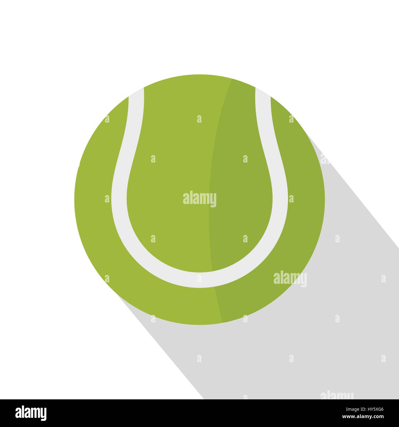 Tennis ball icon, flat style Stock Vector Image & Art - Alamy