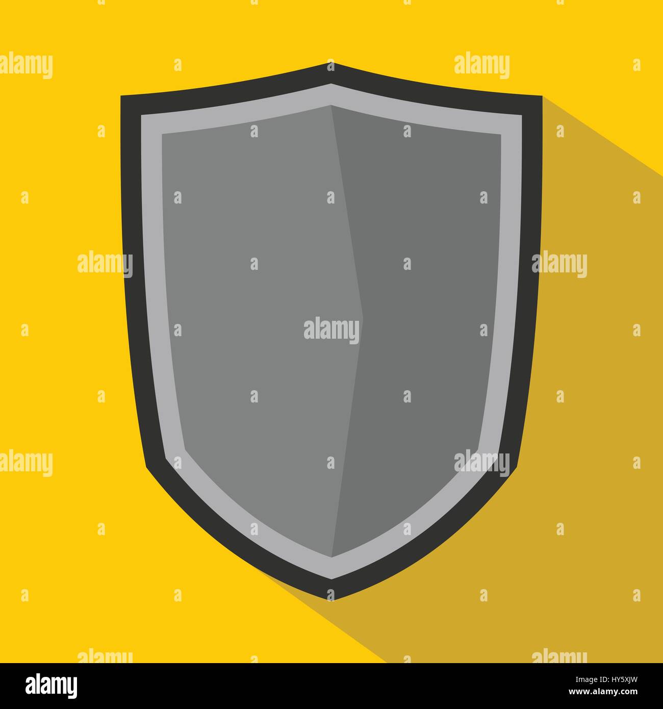 Military shield icon, flat style Stock Vector Image & Art - Alamy