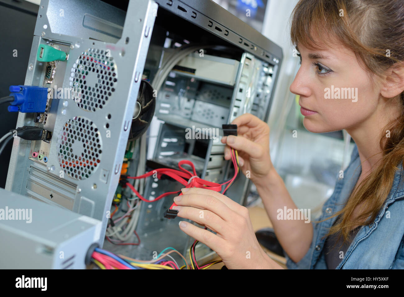 knowledge on computer hardware Stock Photo - Alamy