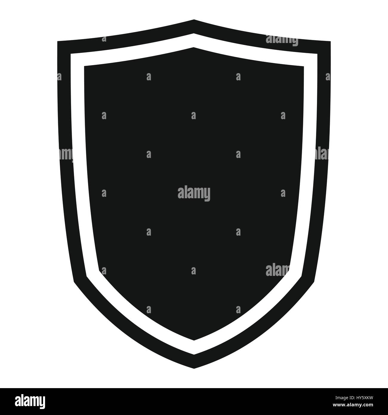 Military shield icon, simple style Stock Vector Image & Art - Alamy