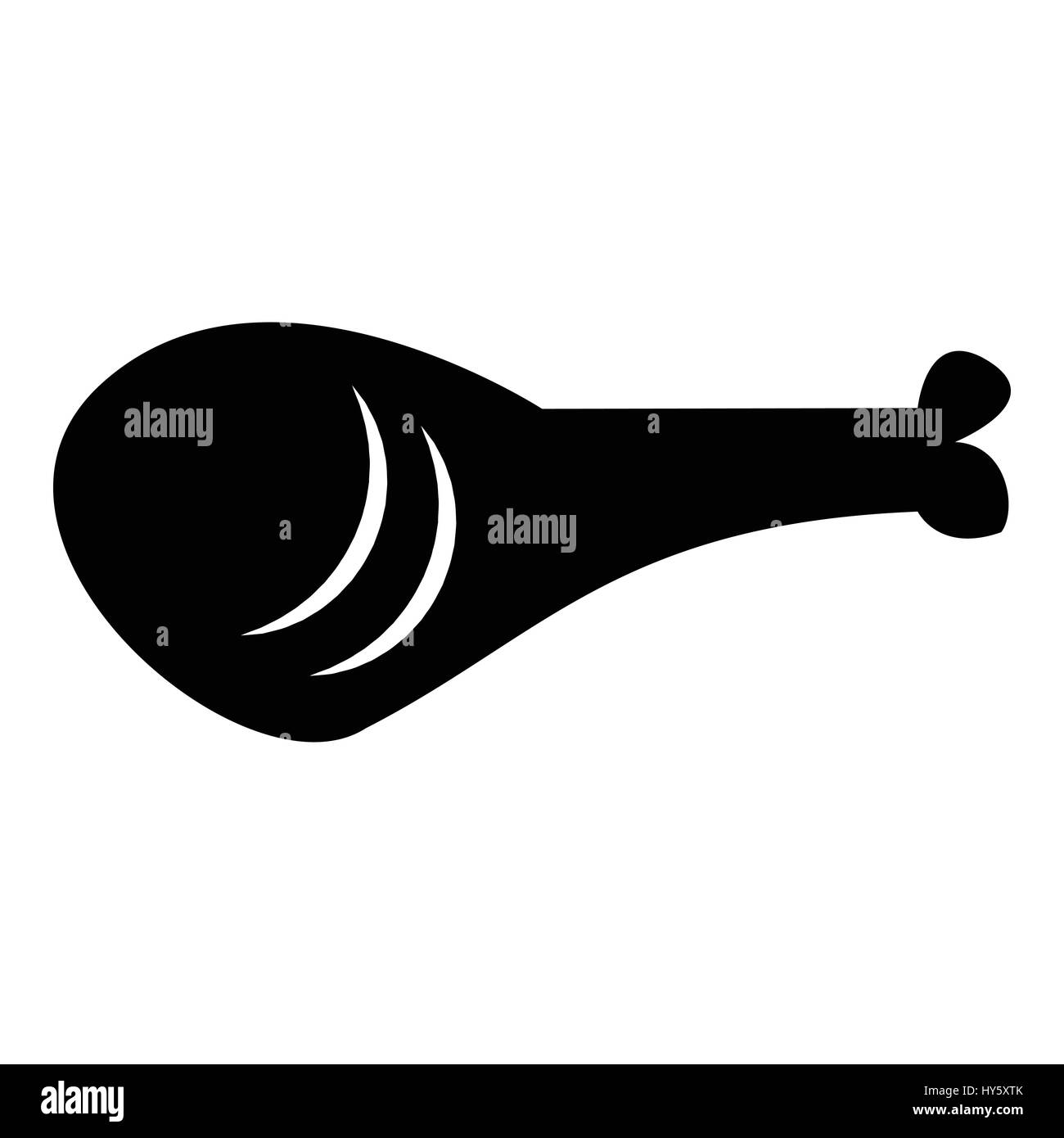 Meat leg icon, simple style Stock Vector Image & Art - Alamy