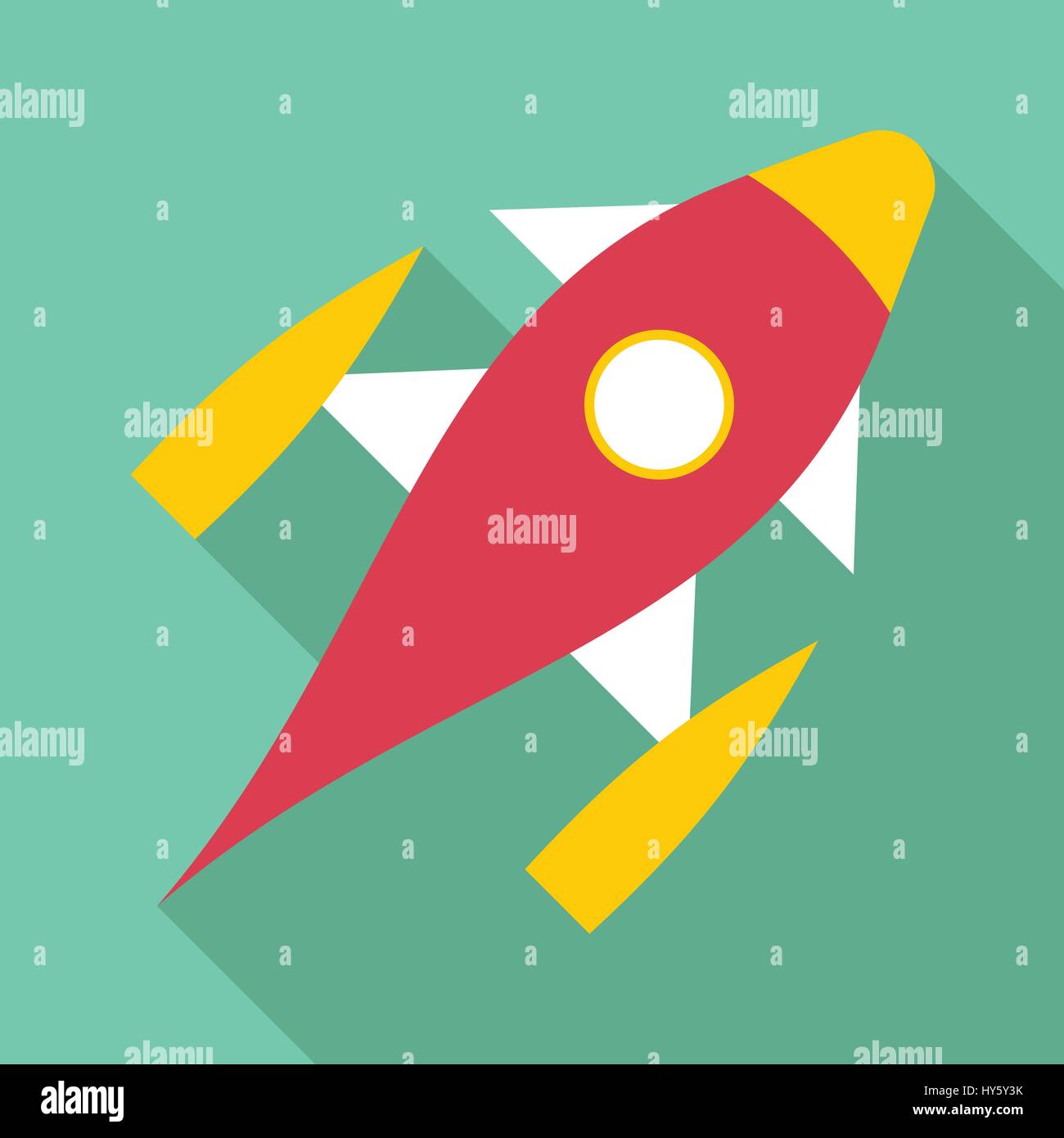 Space shuttle icon, flat style Stock Vector Image & Art - Alamy