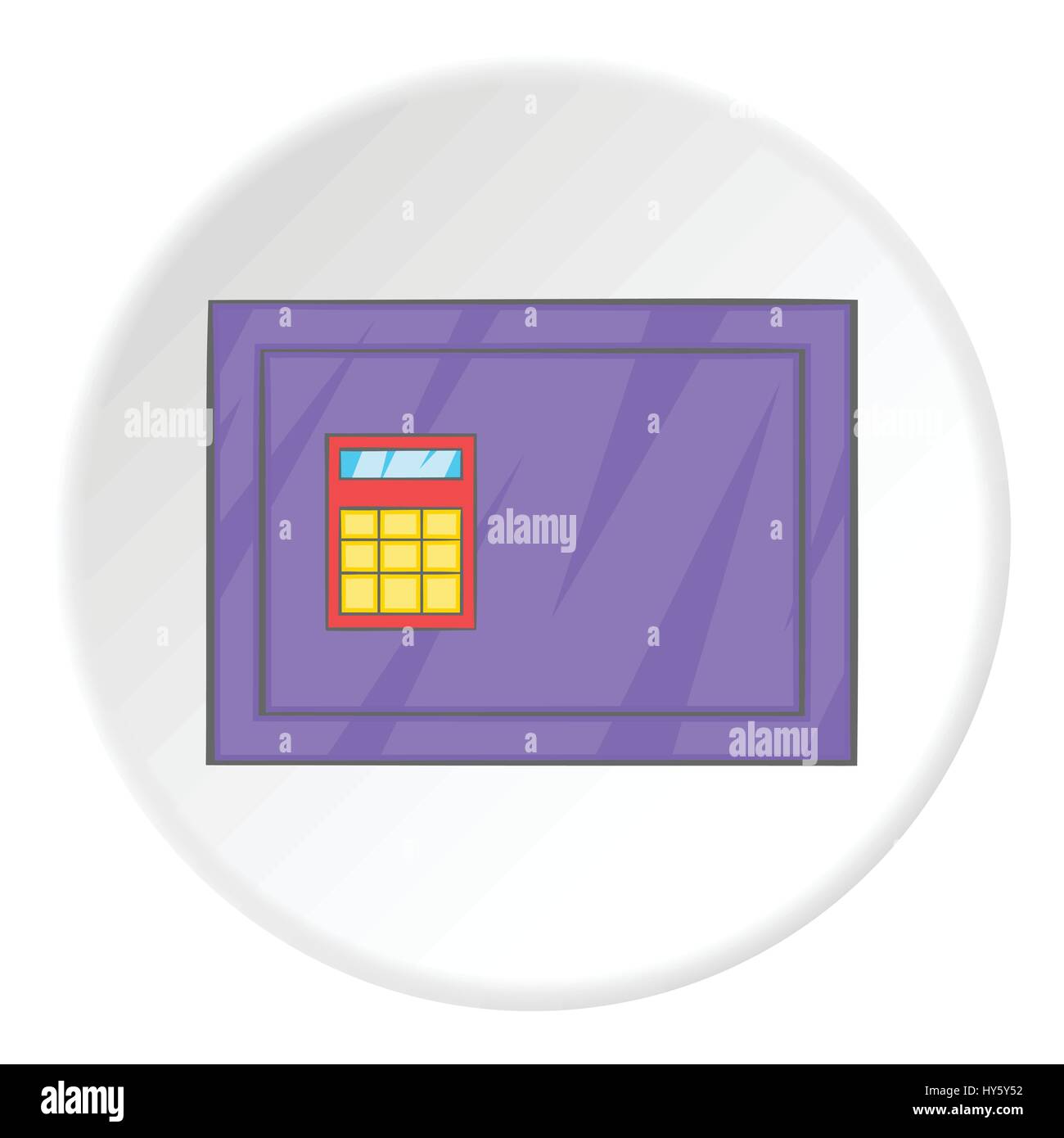 Closed safe icon, cartoon style Stock Vector Image & Art - Alamy
