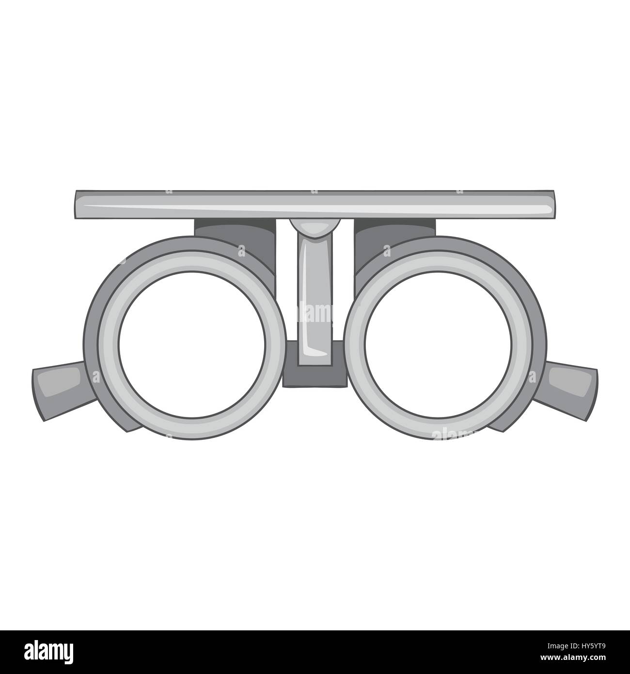 Checking vision icon, gray monochrome style Stock Vector Image & Art ...