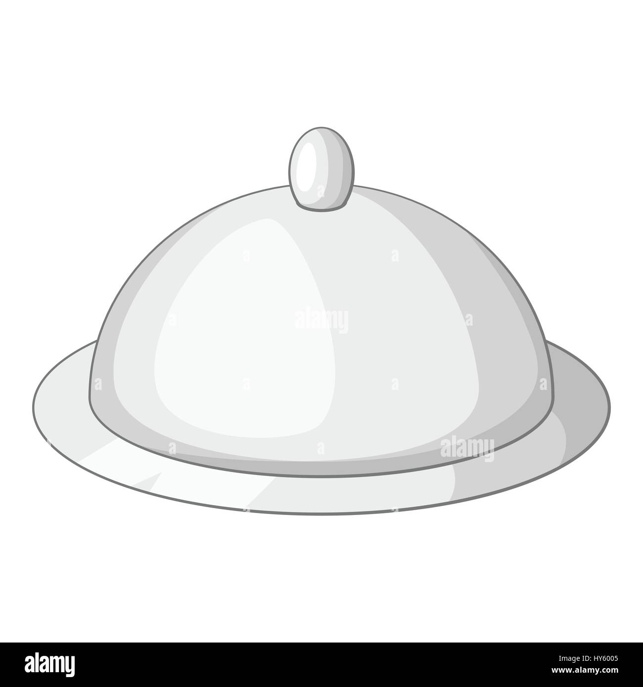Dish icon, cartoon style Stock Vector Image & Art - Alamy