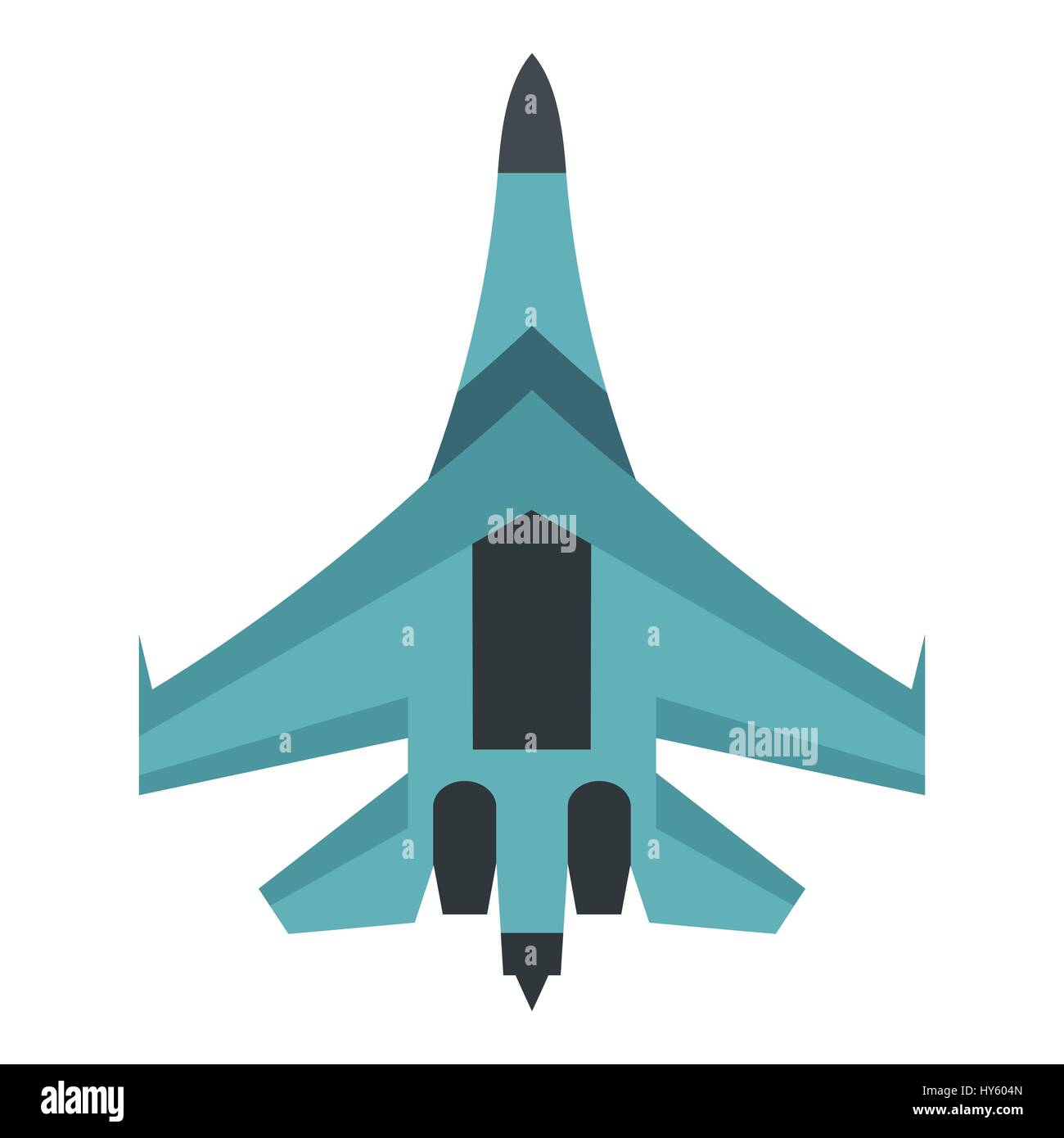 Quick military aircraft icon, flat style Stock Vector Image & Art - Alamy