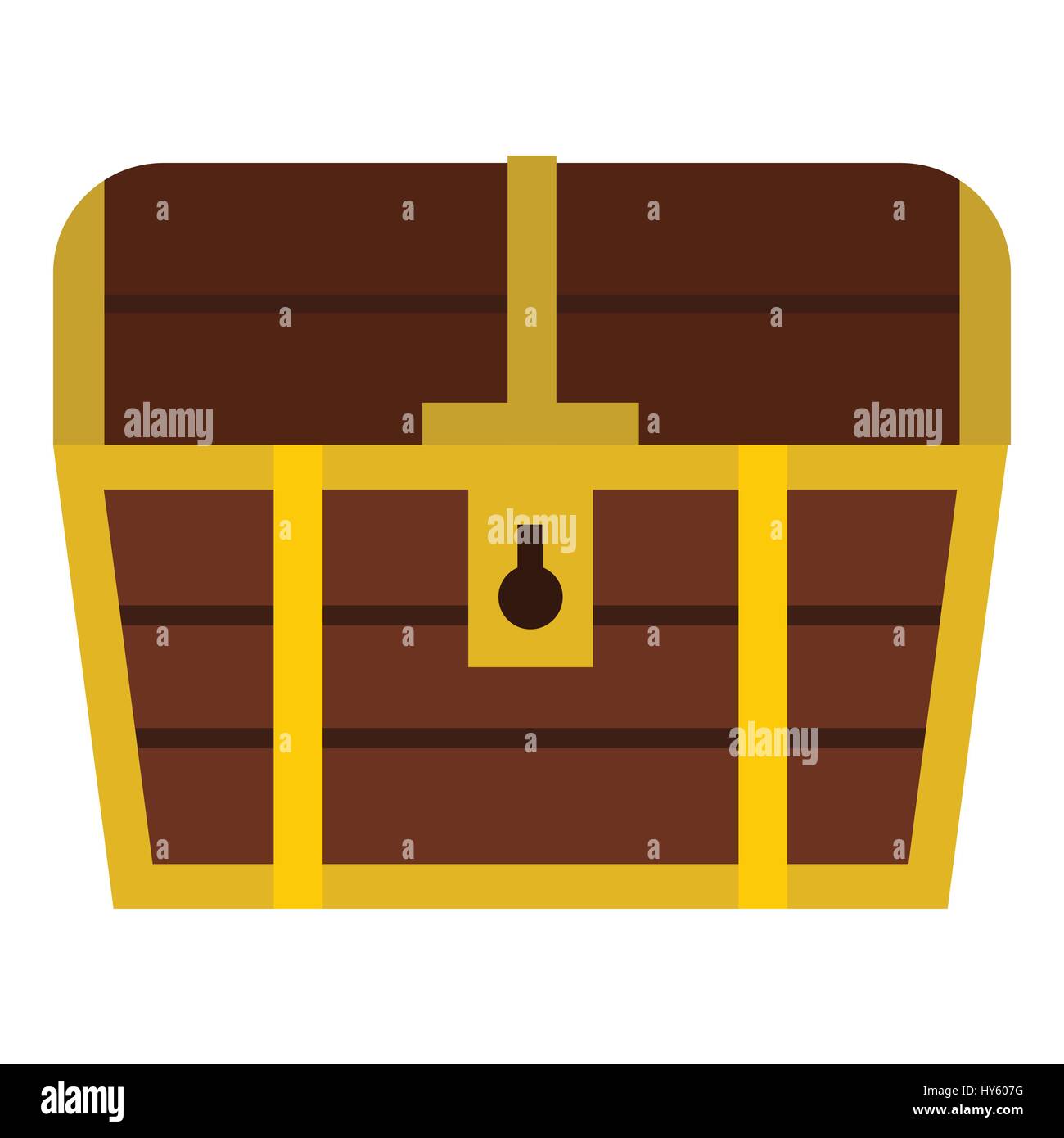 Chest icon, flat style Stock Vector Image & Art - Alamy