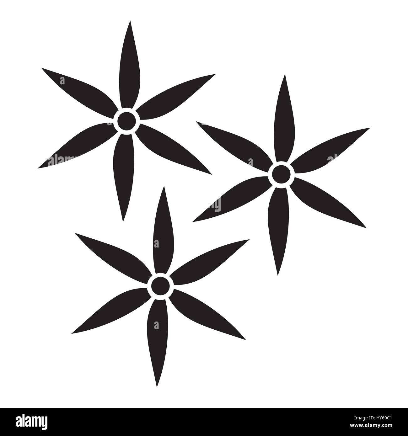 Flowers icon, simple style Stock Vector Image & Art - Alamy