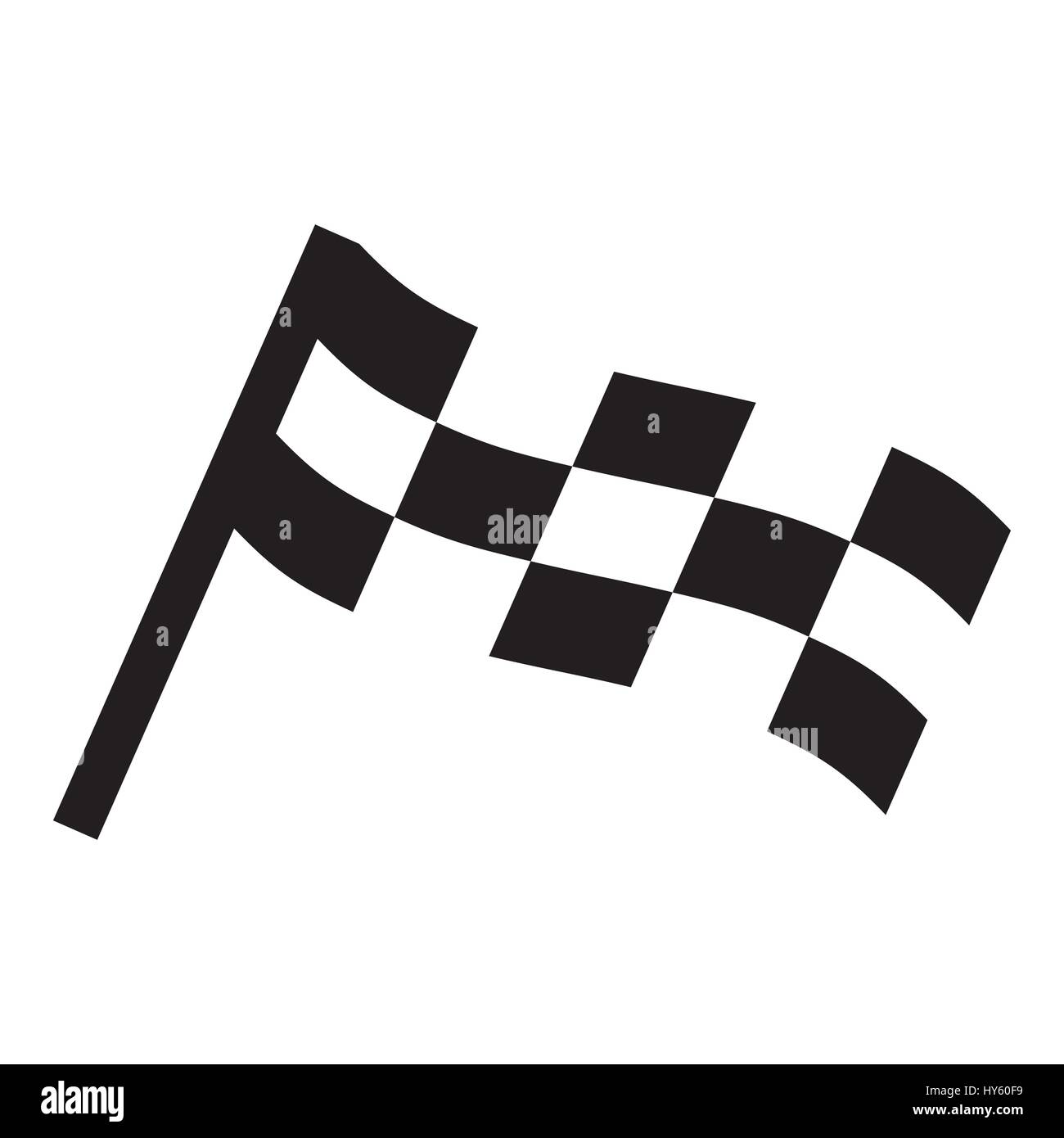 Racing flag icon, simple style Stock Vector Image & Art - Alamy