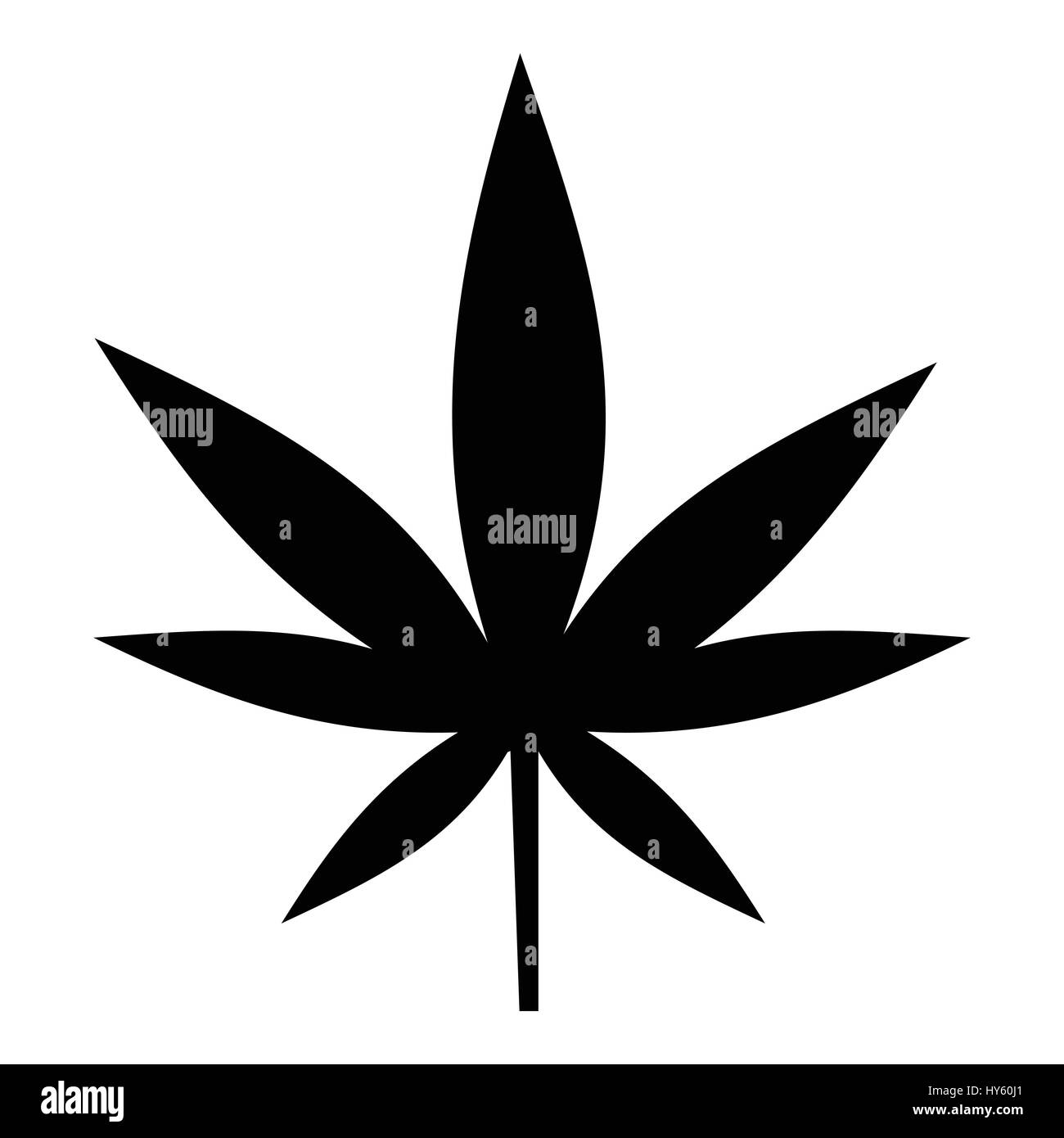 photo Simple Pot Leaf Tattoo Outline https www alamy com stock photo cannabis leaf icon simple style 137200505 html