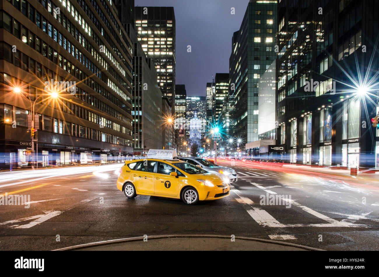 Park Avenue, New York City Stock Photo