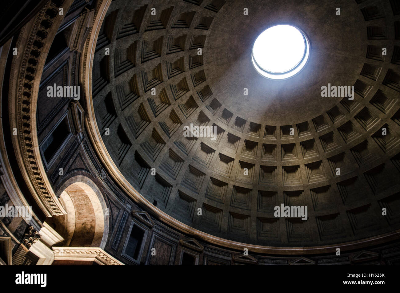 Pantheon Oculus Stock Photo