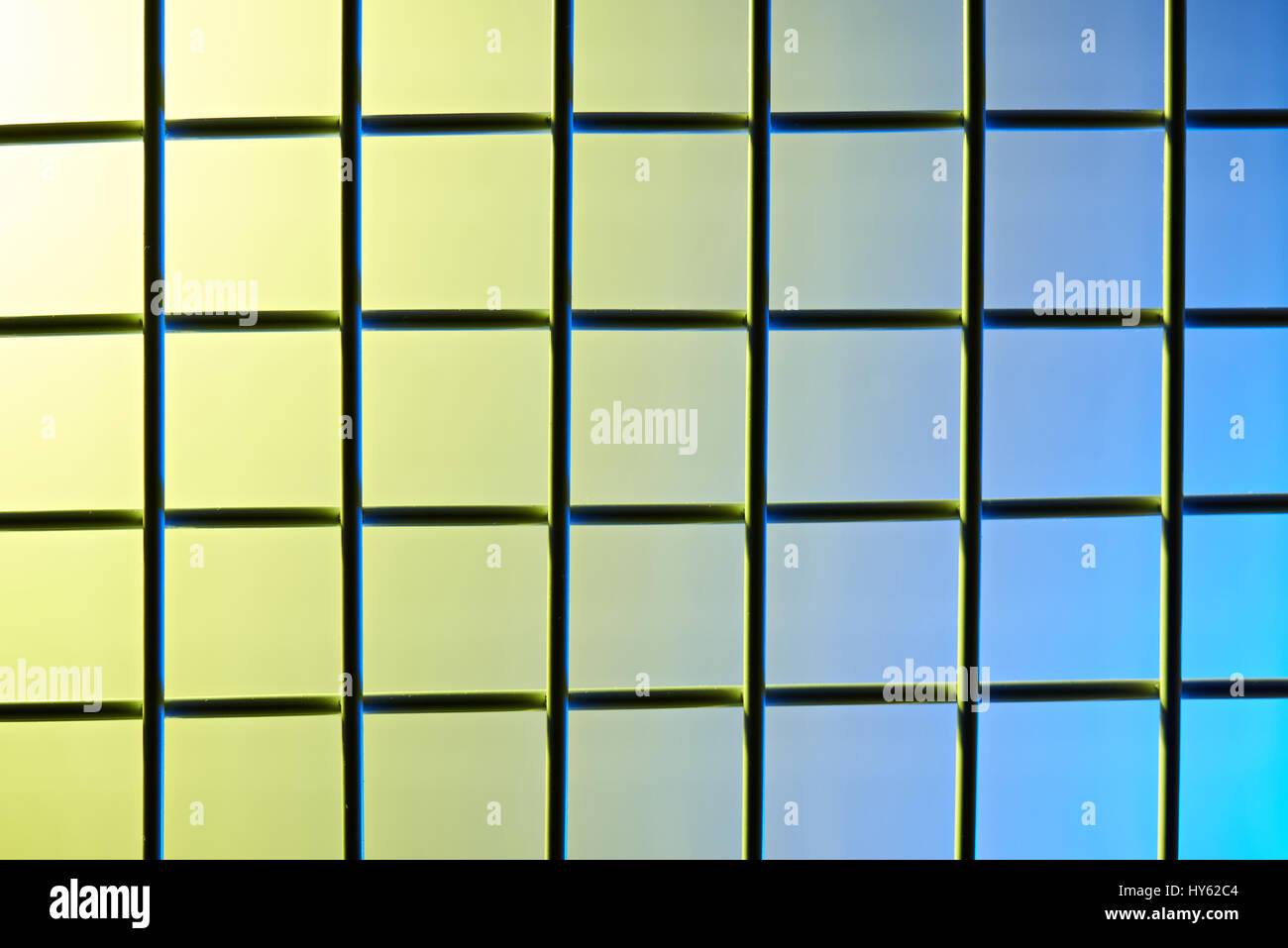 Square Net Graphics Square pattern net on gradient colorful background close up Stock Photo ...