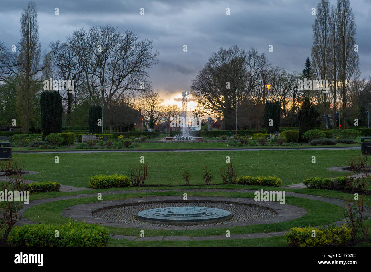 Welwyn Garden City centre view Stock Photo Alamy