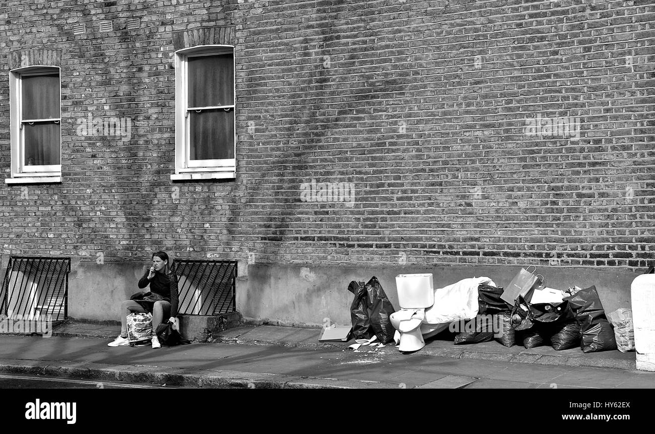 Street scene in London Stock Photo