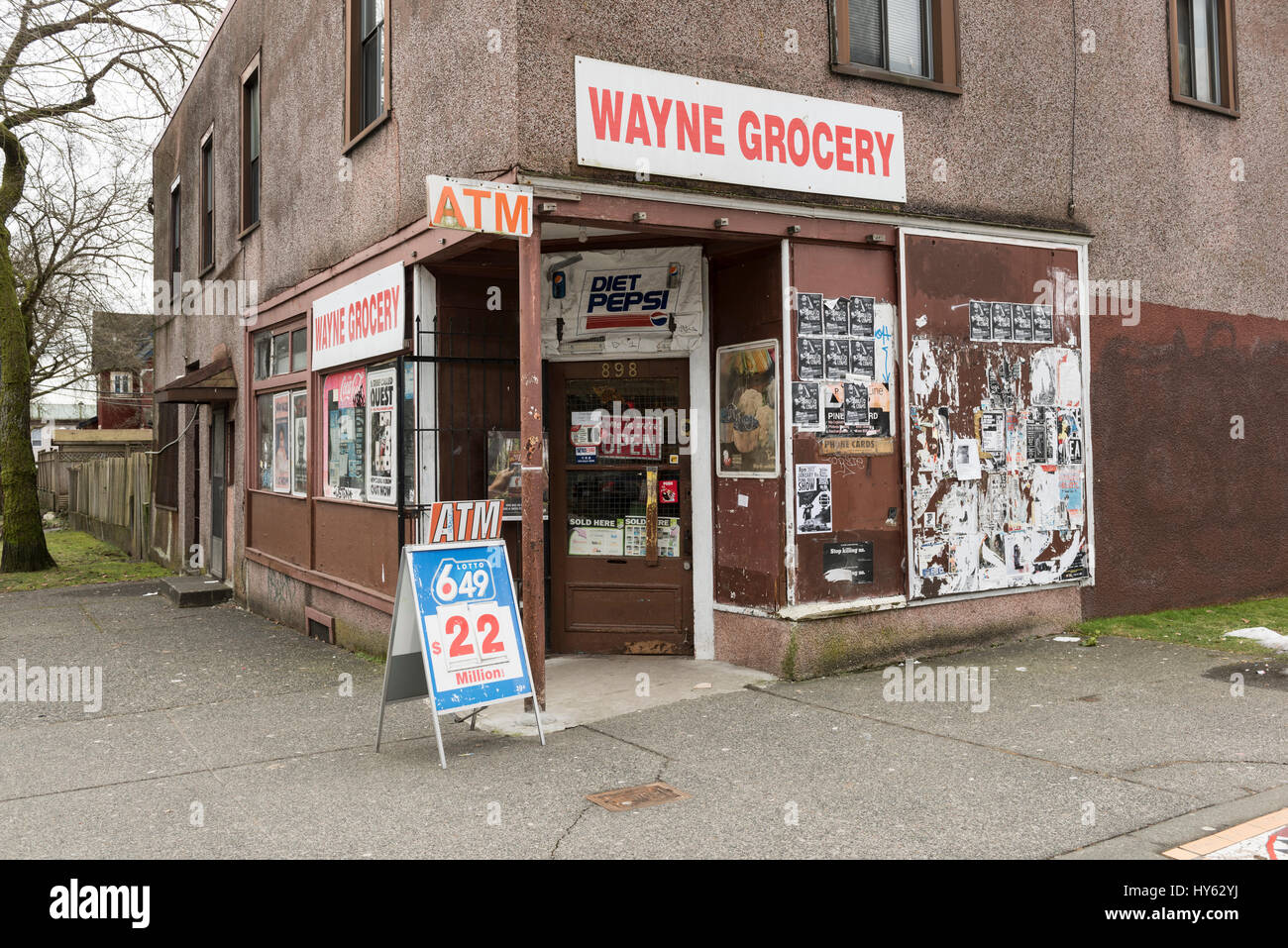 Corner store, Vancouver Stock Photo Alamy
