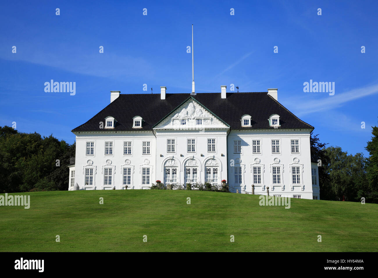 Marselisborg palais, Aarhus, Denmark, Scandinavia Stock Photo