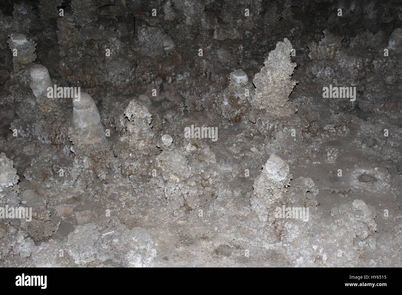 Speleothems, limestone caverns, Carlsbad Caverns NP, New Mexico USA Stock Photo