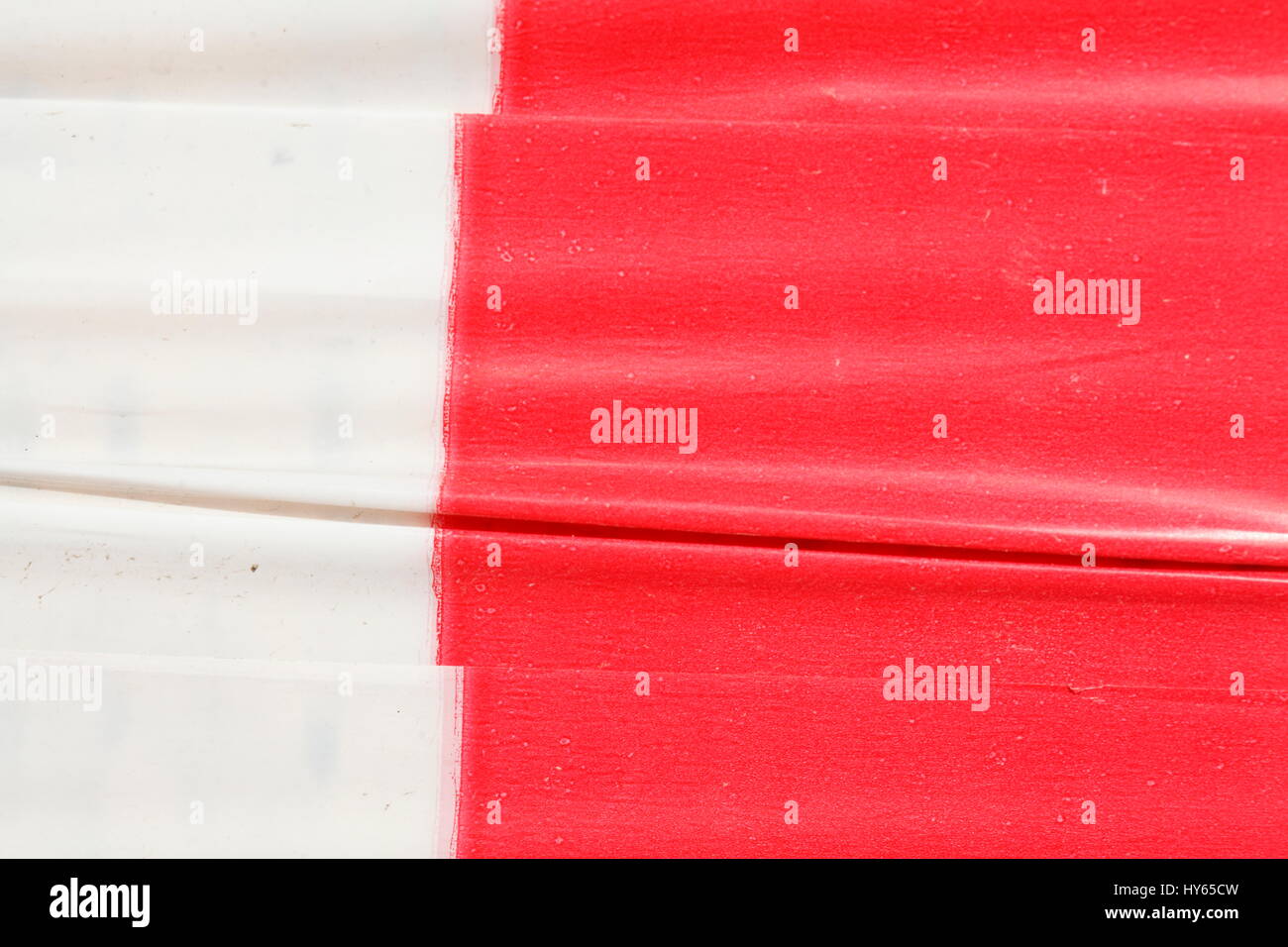 Construction site barrier tape Stock Photo