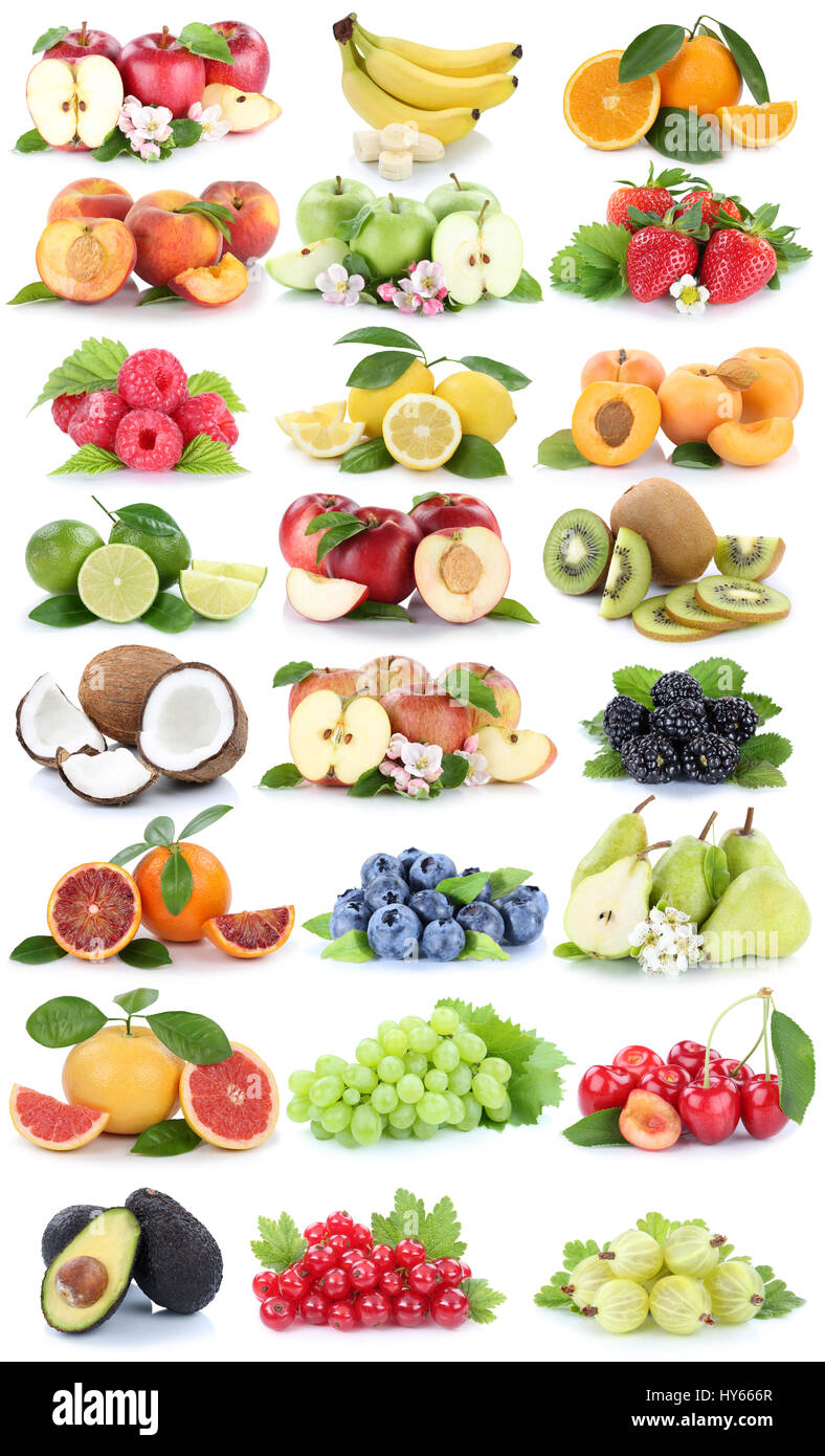 Fruits apple orange berries apples oranges banana grapes fresh ...