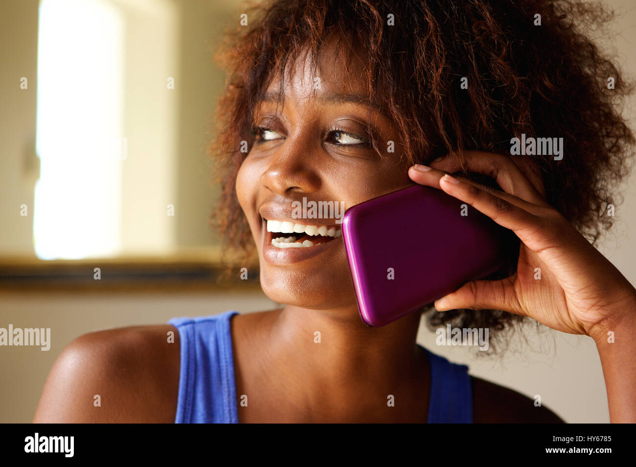 Charming woman talking on hi-res stock photography and images - Alamy