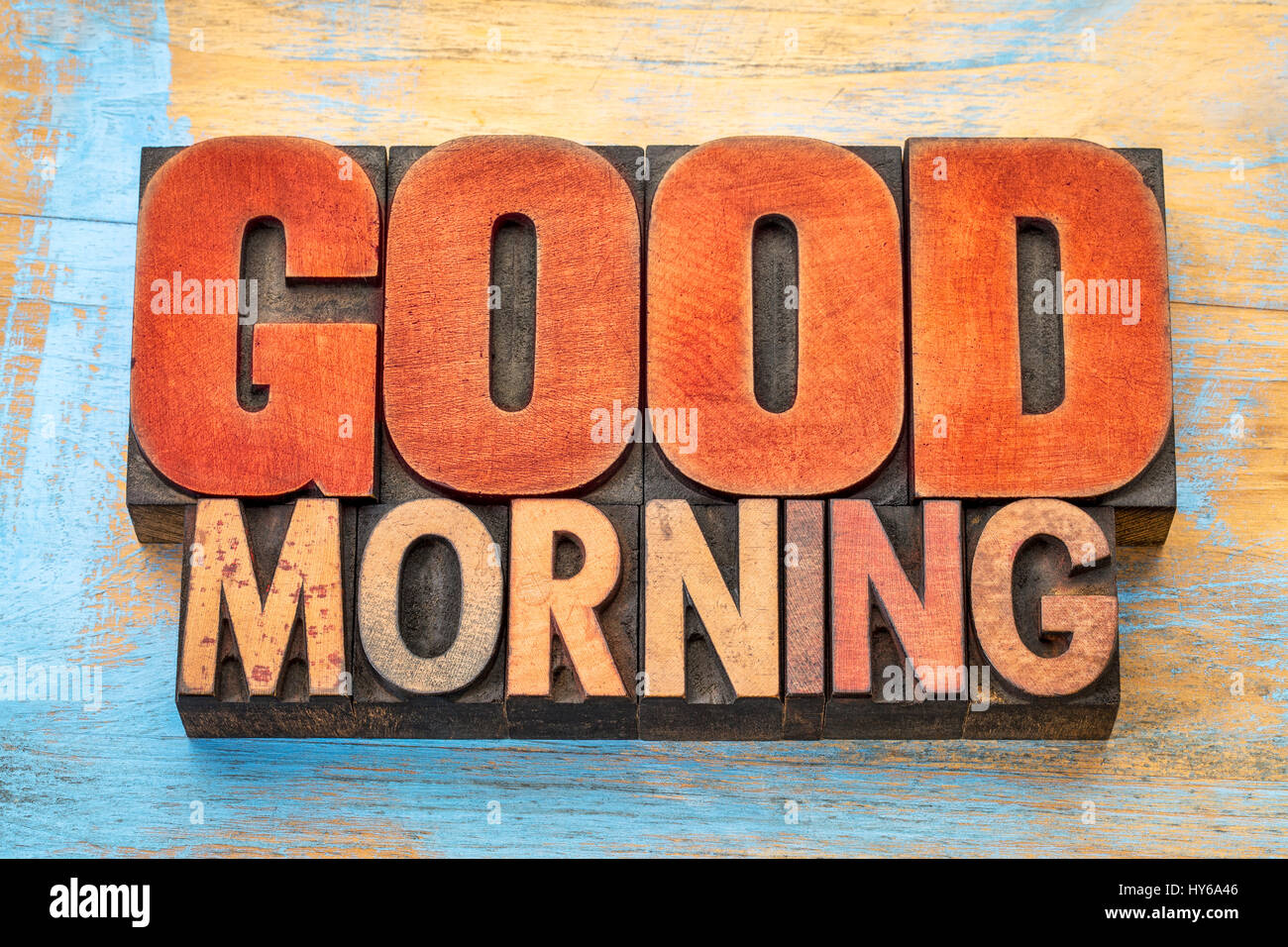 Good morning word hi-res stock photography and images - Alamy