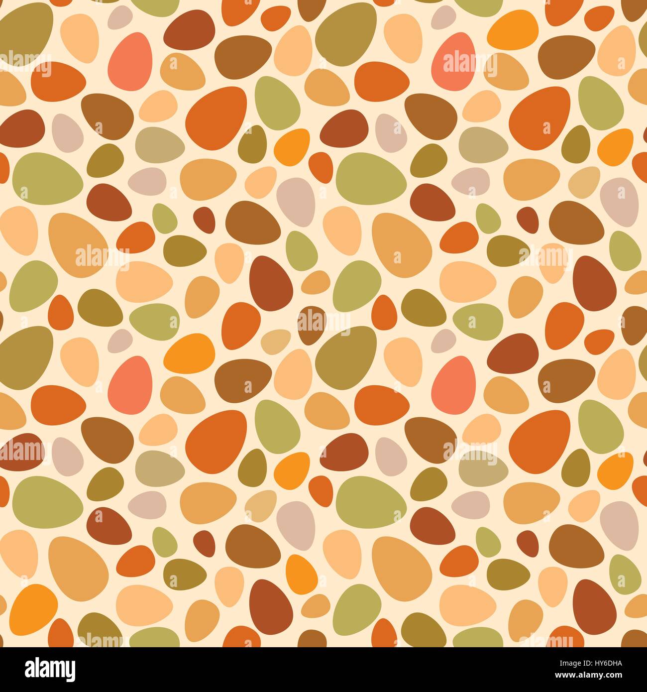 Abstract Spot Pattern Easter Egg Seamless Background Drop Ornament