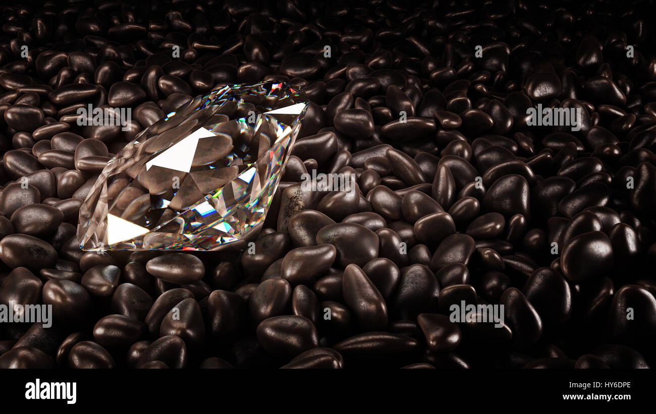 diamond concept. 3d rendering Stock Photo - Alamy