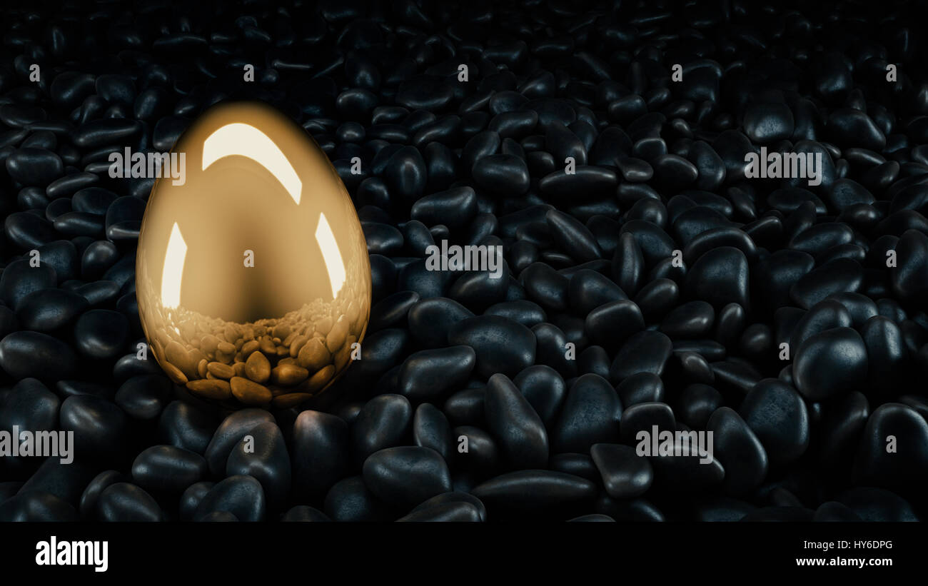 3d rendering golden chicken hi-res stock photography and images - Alamy