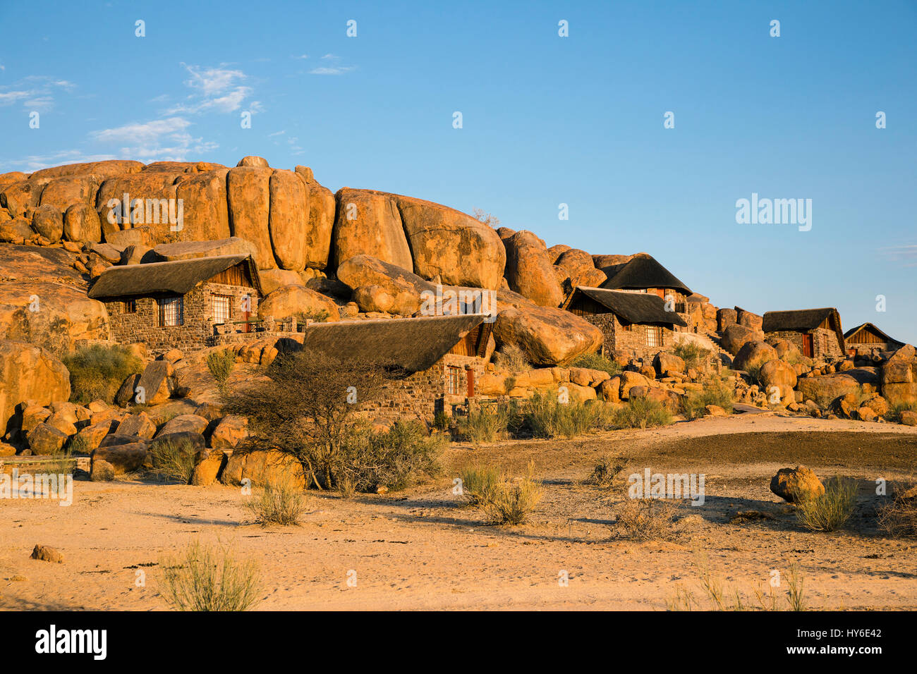 Gondwana Canyon Lodge, Gondwana Canyon Park, close to Fish River Canyon, Southern Namibia, Africa, by Monika Hrdinova/Dembinsky Photo Assoc Stock Photo