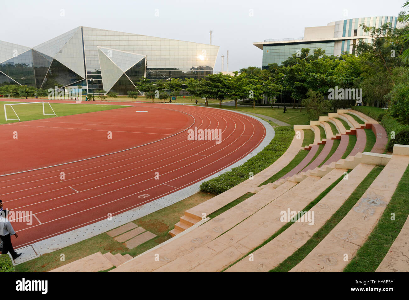 Inside Infosys campus in Mysore, India Stock Photo