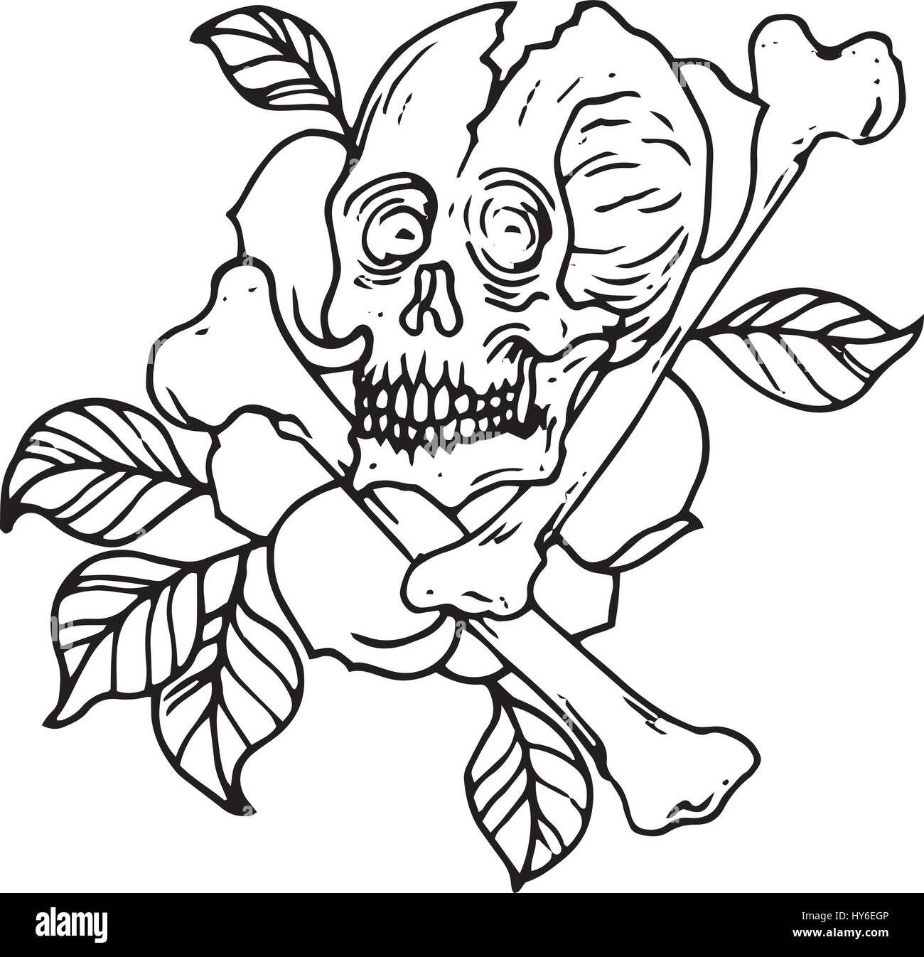 Vector Traditional Americana tattoo art by jason freeman Stock Vector Image  \u0026 Art - Alamy, image size:1300x1346