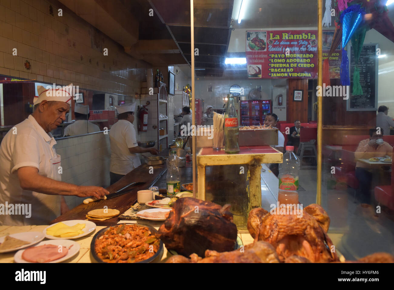 Mexico City Cafe Stock Photo Alamy