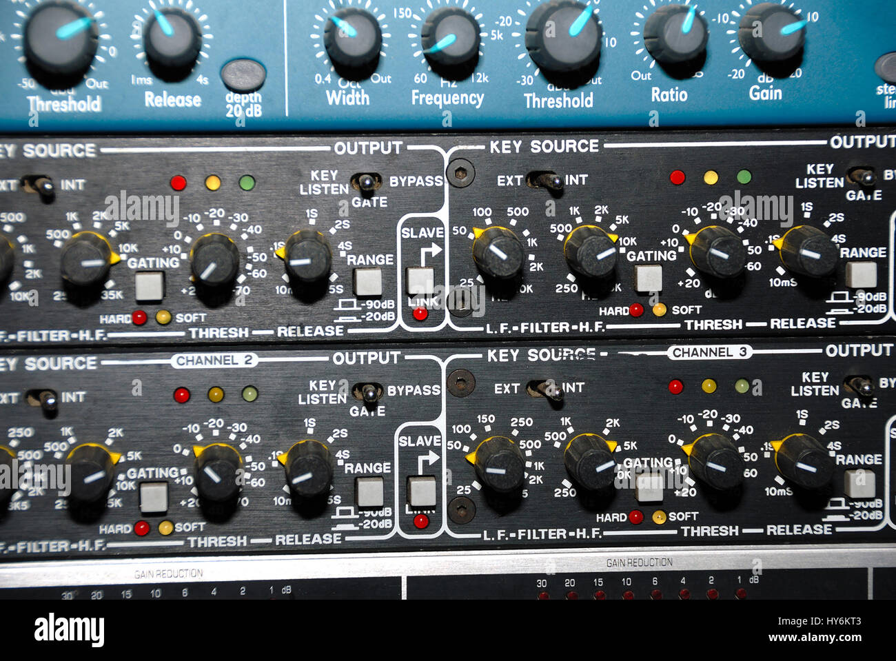 Audio effects processors in a rack. Sound Recording Equipment (Media