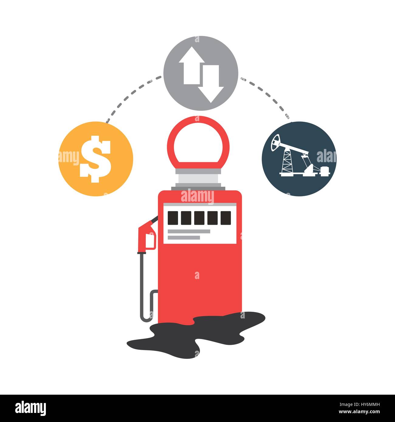 oil industry business icons Stock Vector Image & Art Alamy