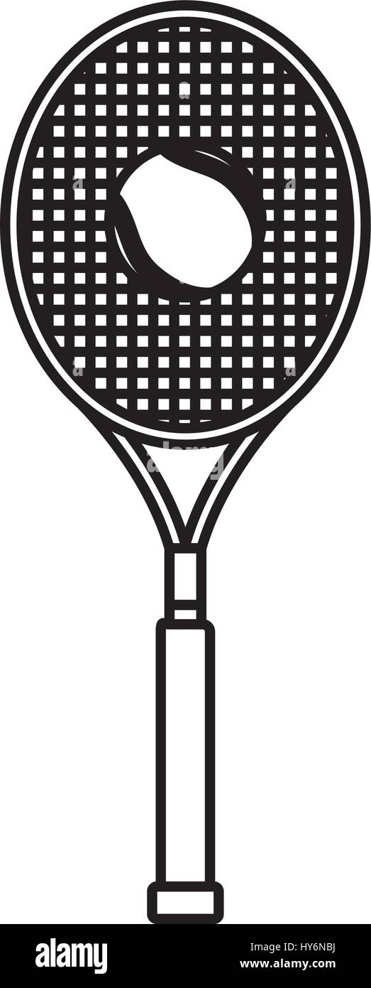 tennis racket isolated icon Stock Vector Image & Art - Alamy