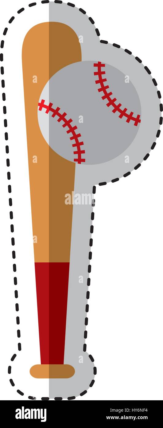 baseball bat isolated icon Stock Vector Image & Art - Alamy