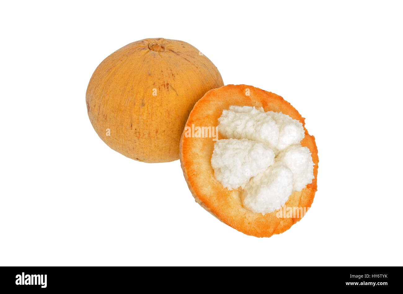 Santol fruit isolated on white background Stock Photo Alamy