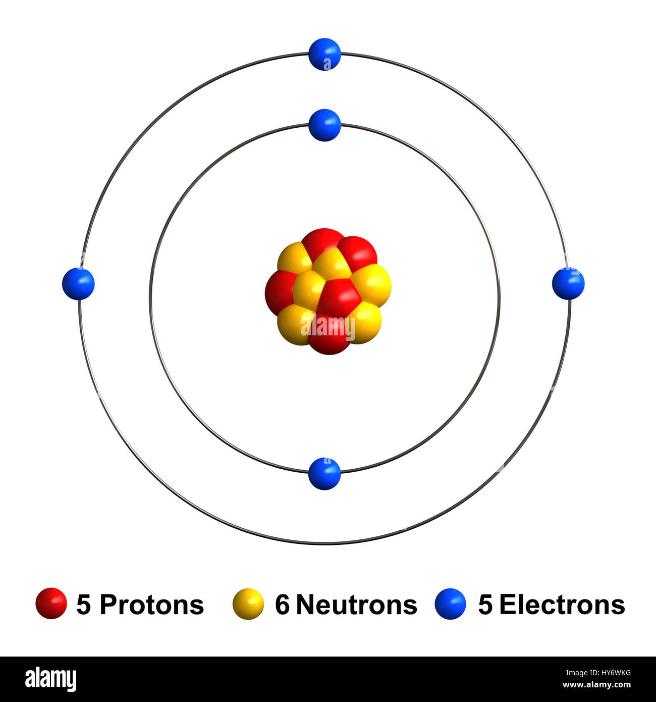 boron bohr diagram